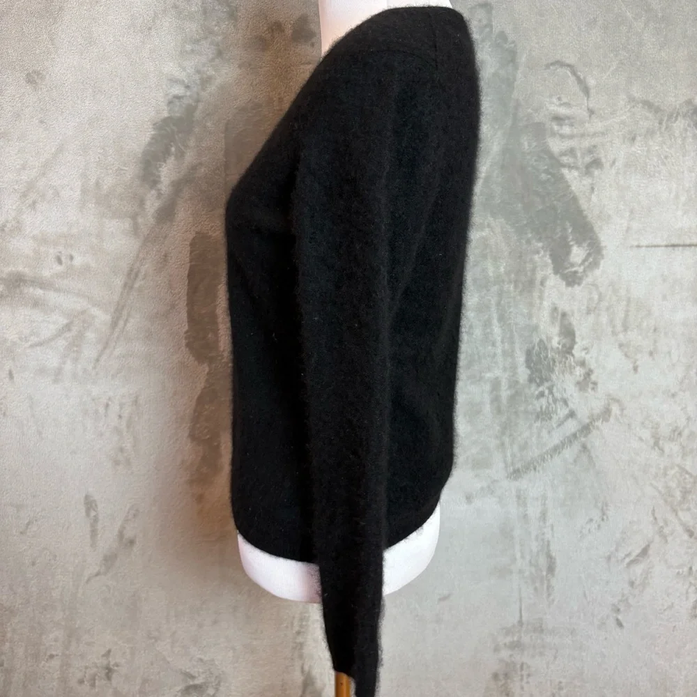 Charter Club 100% Cashmere Classic Black V-Neck Wmn’s Sweater S